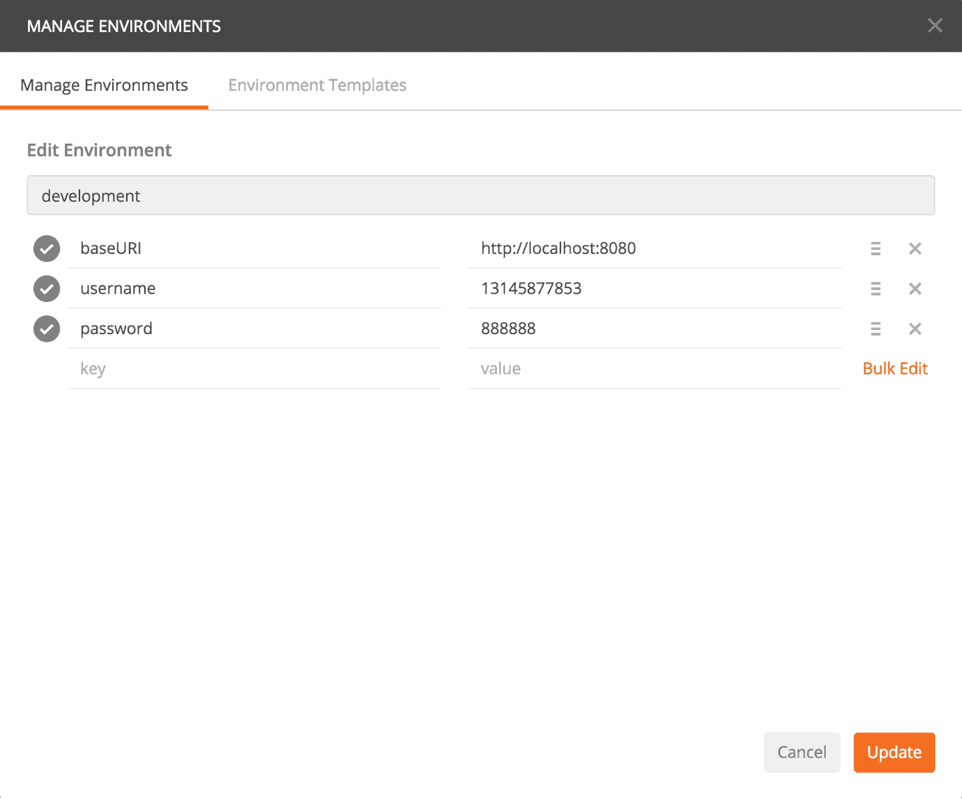 postman-environment-define